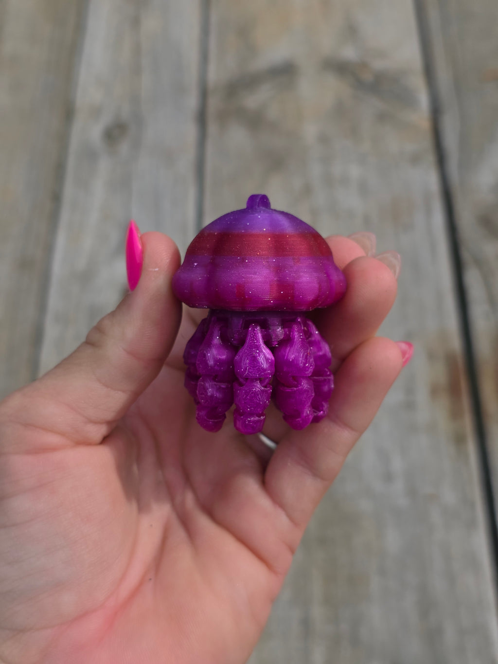 Jellyfish Keychain