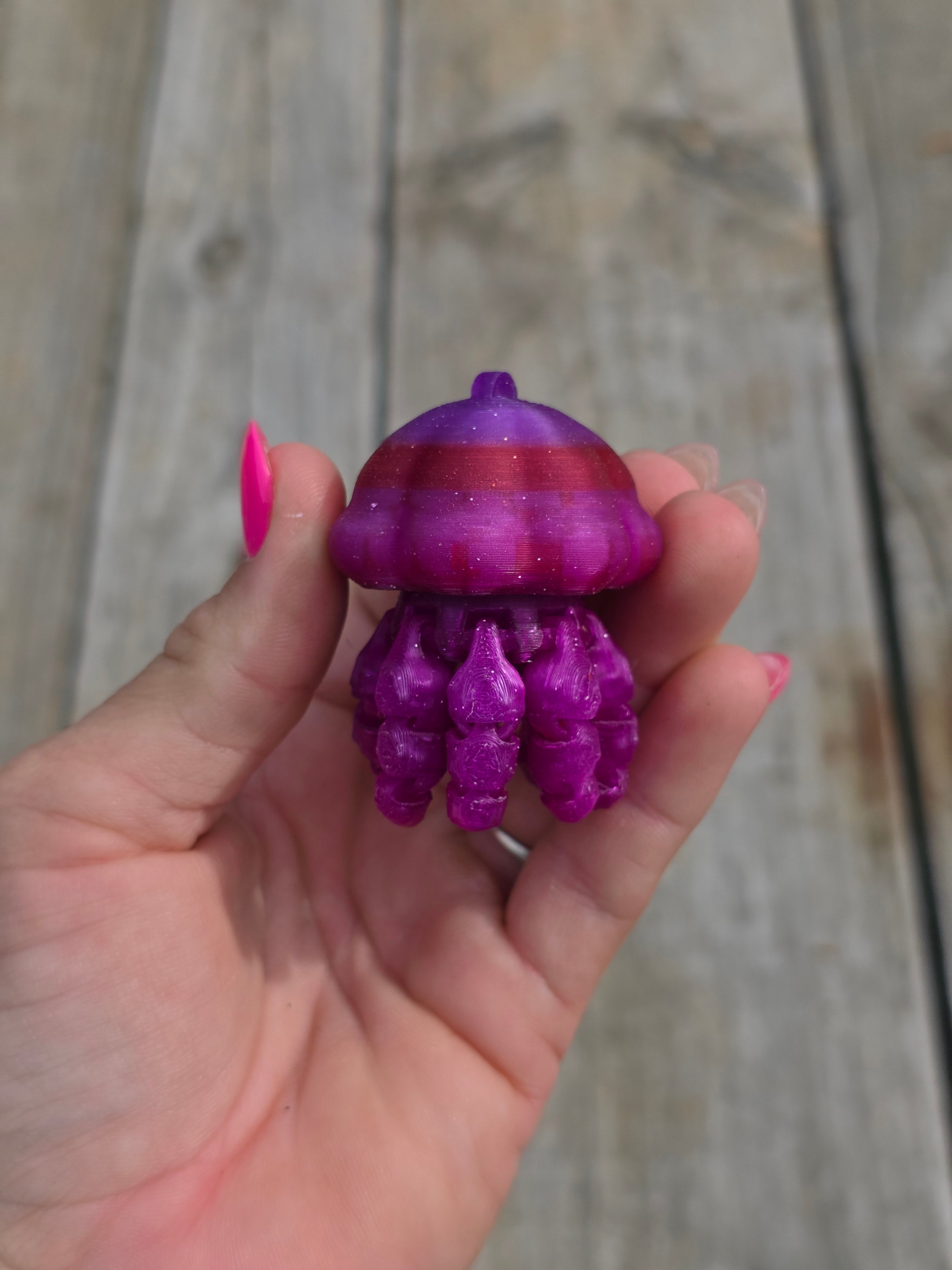 Jellyfish Keychain